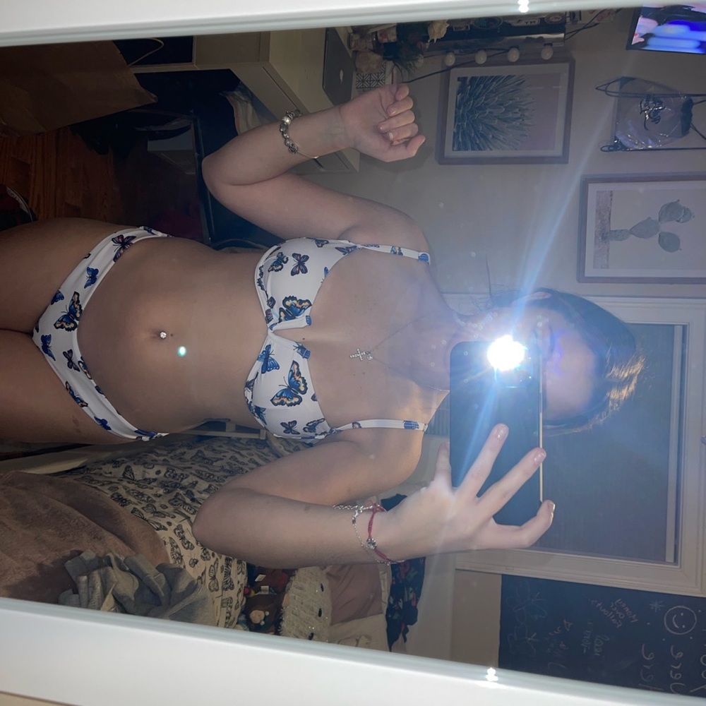 Butterfly bathing suit